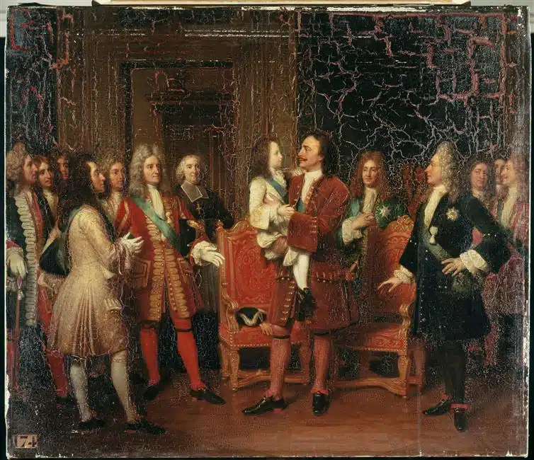 Pierre Ier et Louis XV - Louise Hersent | Domaine public