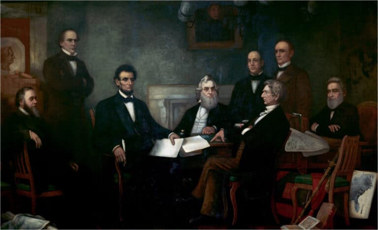 Signature de la Proclamation d'émancipation, le 31 décembre 1862