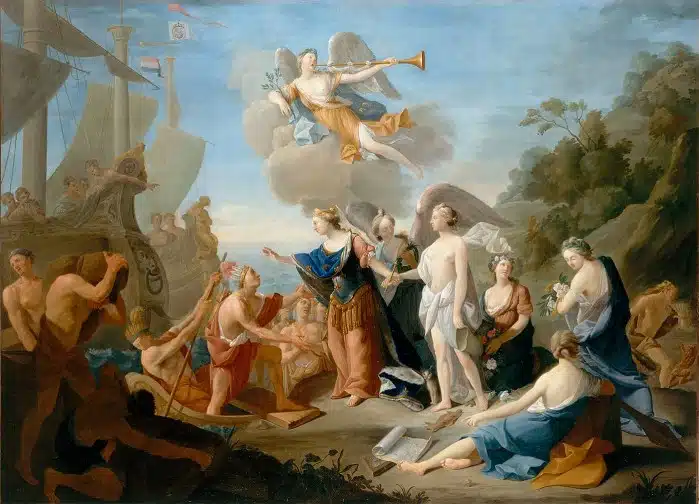 La France offrant la liberté à l'Amérique - Jean Suau | Domaine public