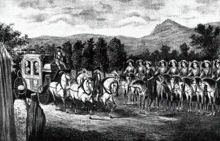 Catherine II et l'arrivée en Crimée - Auteur inconnu | Domaine public