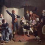 Rouget de Lisle chantant La Marseillaise pour la première fois à l'hôtel de ville de Strasbourg ou chez Dietrich en 1792 - Isidore Pils | Domaine public