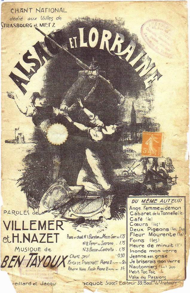 Petit format d'Alsace et Lorraine (1871) | Domaine public
