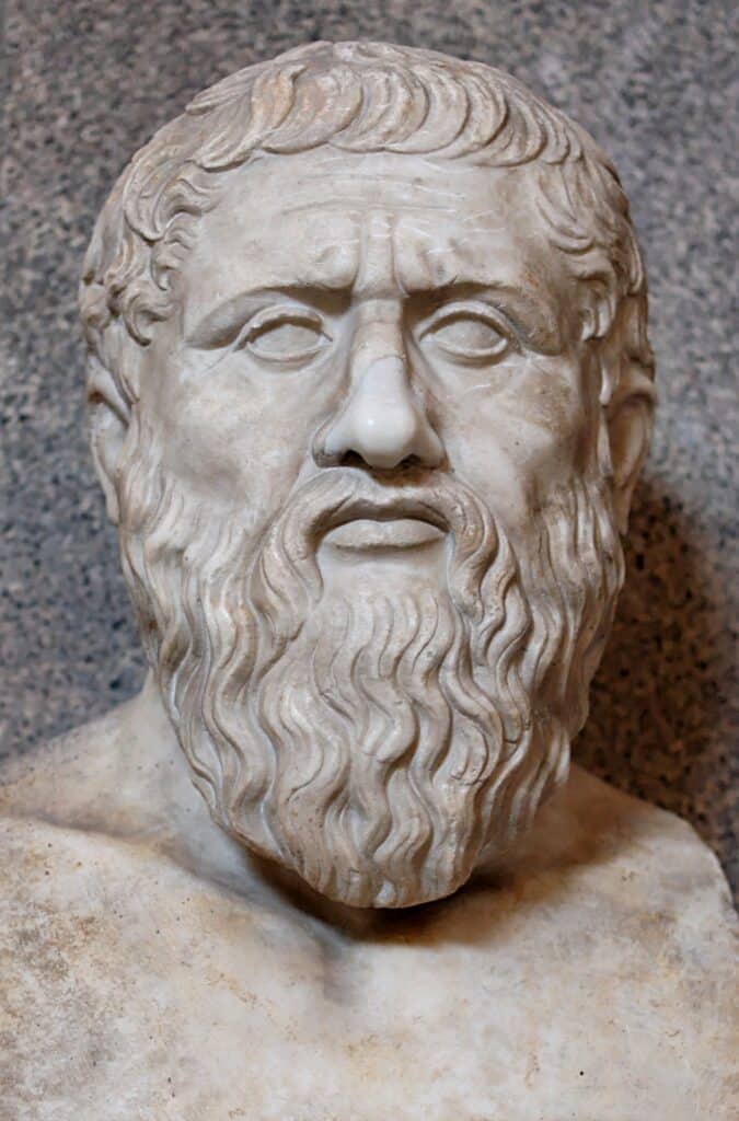 Copie du buste de Platon, datant du IVe siècle av. J.-C