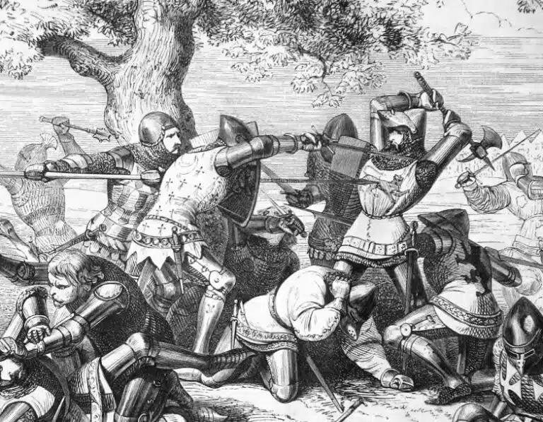 Mort de Bemborough gravure du XIXe - Paul Philippoteaux | Domaine public