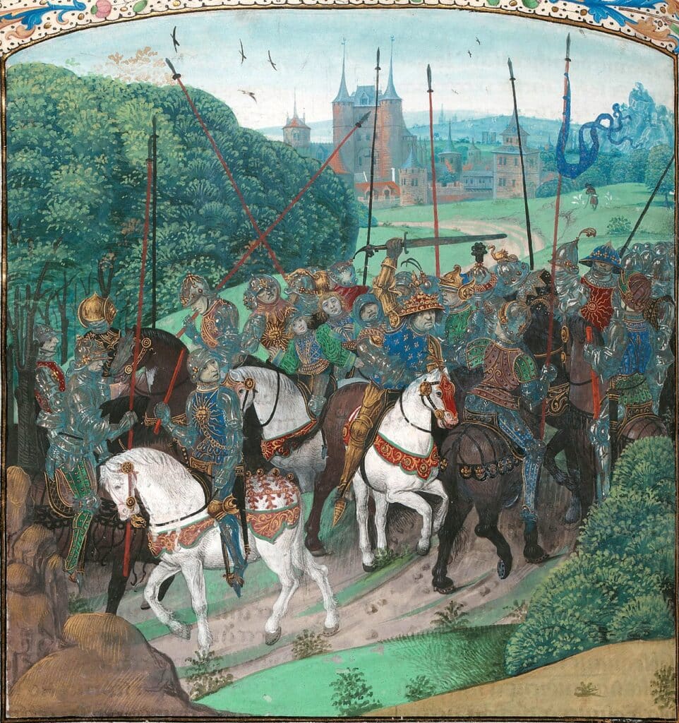 Charles VI saisi de folie dans la forêt du Mans - Auteur inconnu | Domaine public