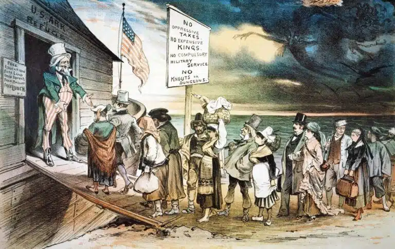 Comment prouver son identité dans l'histoire, la création du passeport - Granger NYC/Rue des Archives Joseph Keppler | Domaine public