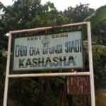 Panneau pour l'école de Kashasha - Tanzania (pseudo Wikipédia) | Creative Commons BY-SA 4.0