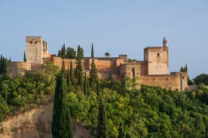 L'Alcazaba (la forteresse) de l'Alhambra de Grenade, Espagne - Jebulon | Domaine public