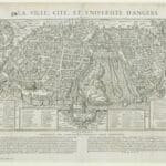 La Ville, Cité, et Université d'Angers : Adam Vandellant Inventor ; Raimon Rancurellus Ciebat 1575 - BnF | Domaine public