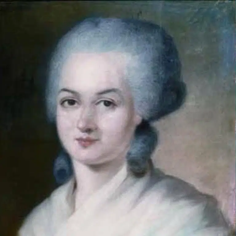 Olympe de Gouges, portrait de femmes célèbres - Alexandre Kucharski | Domaine public