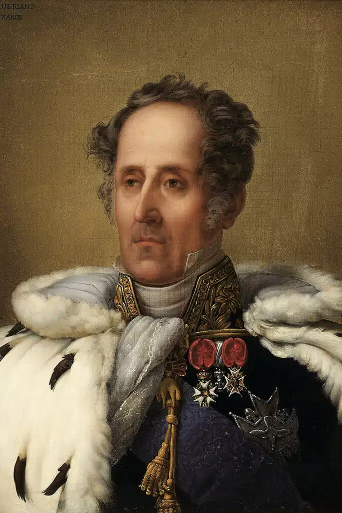 Portrait de Chateaubriand vers 1828 - Pierre-Louis Delaval | Domaine public