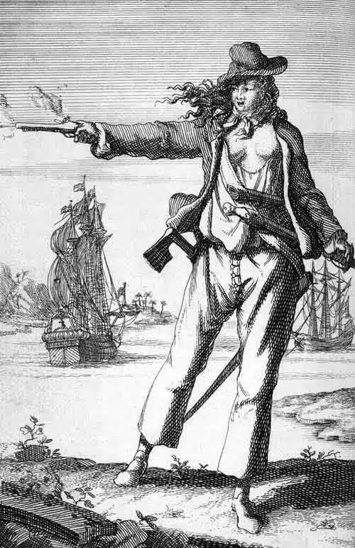 Gravure d'Anne Bonny -  Auteur inconnu | Domaine public