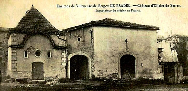 Le Château du Pradel à Mirabel - Auteur inconnu | Domaine public français