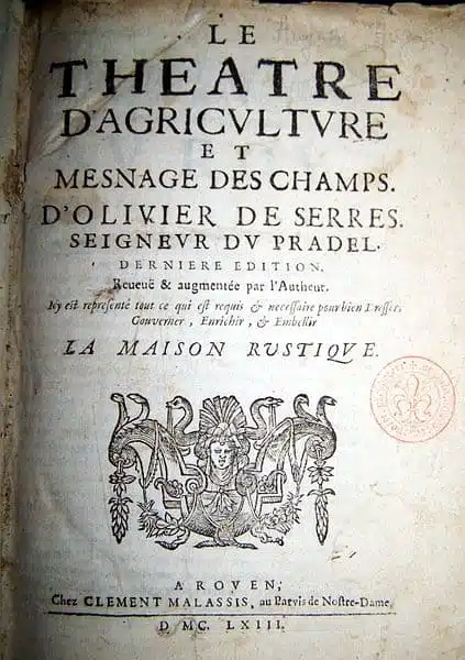 Théâtre d'agriculture et mesnage des champs, réédition de 1663 - Alain Auzas | Creative Commons Attribution