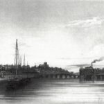 Vue d'Angers, gravure de 1860, l'Album vendéen, illustration des histoires de la Vendée militaire. - Thomas Drake | Domaine public