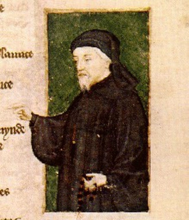Portrait de Chaucer dans le Régiment des princes (1412) - Thomas Hoccleve | Domaine public