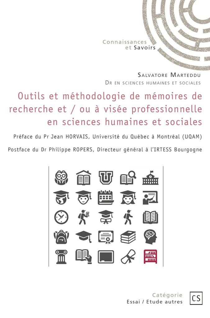 Outils et méthodologie de mémoires de recherche et-ou à visée professionnelle en sciences humaines et sociales