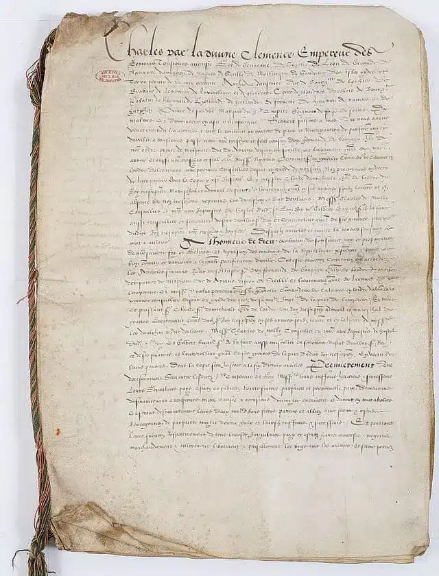 Ratification par Charles Quint du traité de Crépy-en-Laonnois conclu avec François Ier - 22 septembre 1544 | Domaine public