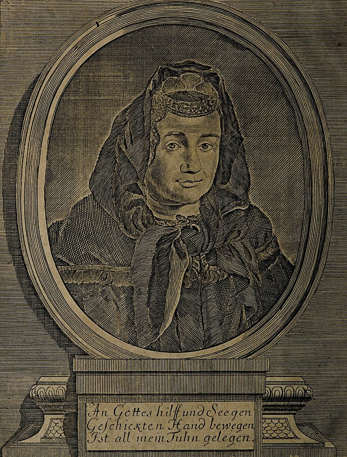 Portrait de Justine Siegemund tiré de La sage-femme de la cour - Auteur inconnu | Domaine public