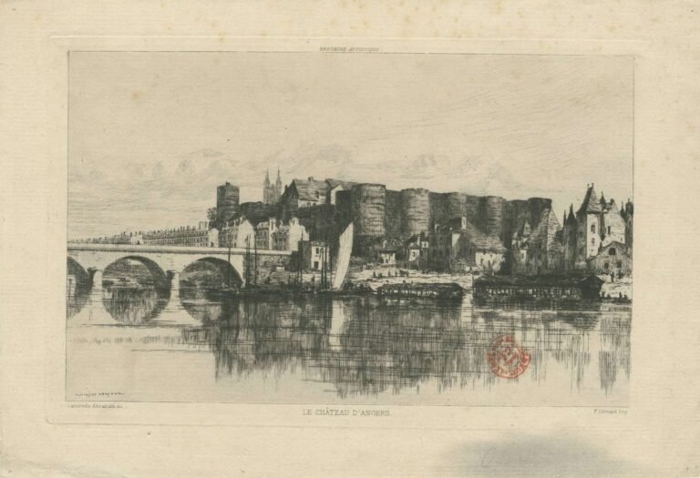 Carte postale de la ville d'Angers - Archive départementale du Maine-et-Loire | Licence Ouverte Version 2.0