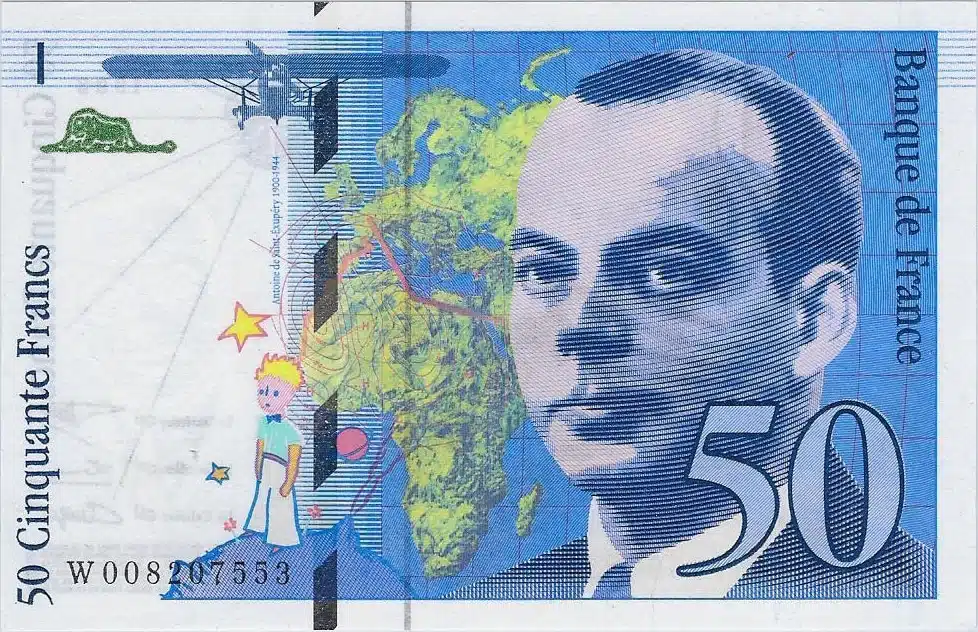 Billet de 50 francs de 1993 par Roger Pfund | Domaine public