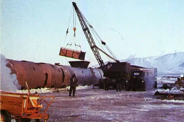 Opération de nettoyage Crested Ice à la suite de l'accident de Thulé - US Air Force / Domaine public