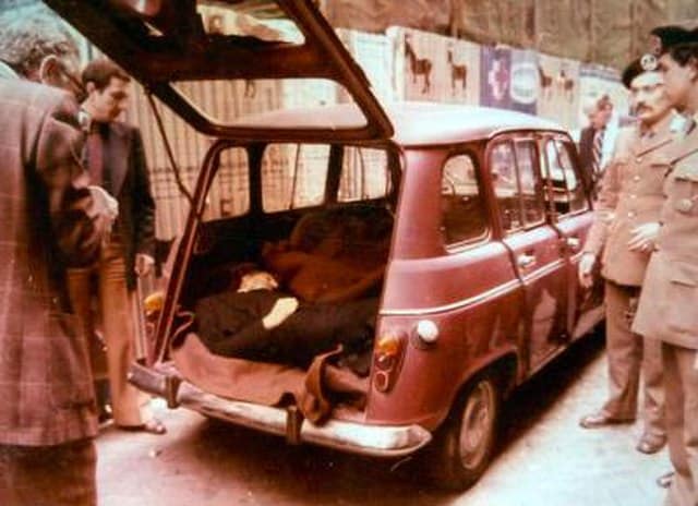 Le cadavre d'Aldo Moro a été retrouvé le 9 mai 1978, à Rome - auteur inconnu | Domaine public