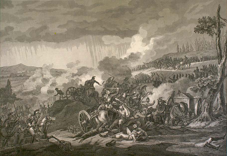 Charge de la cavalerie française à Dresde, par Naudet - Thomas Charles Naudet | Domaine public