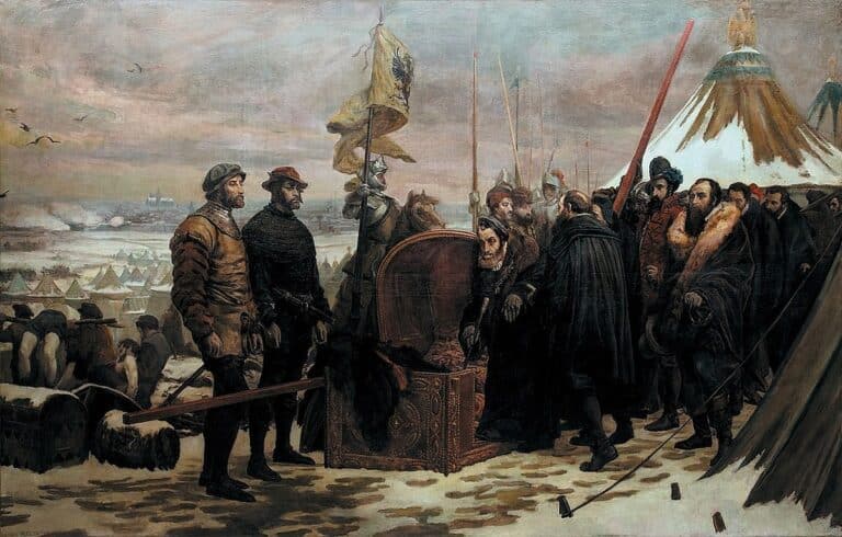 La levée du siège de Metz, en 1553 – Lucien-Étienne Mélingue | Domaine public