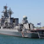 Le Moskva (Moscou) ancien navire amiral de la flotte de la mer Noire de la Russie - George Chernilevsky | Domaine public