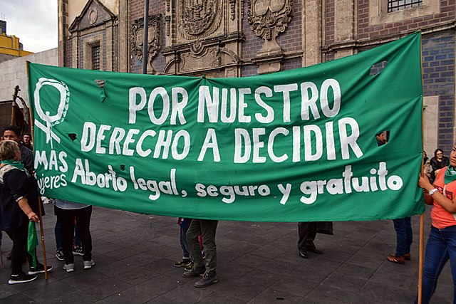 Manifestation de soutien au vote par le Sénat argentin d'une loi sur l'avortement légal, gratuit et sûr - 8 août 2018, Mexique | Creative Commons BY 4.0.