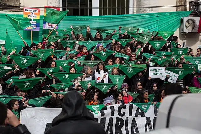Rassemblement pour le droit à l'avortement légal, sûr et gratuit - Santa Fe, Argentine, 20 juillet 2018 | Creative Commons BY 4.0.