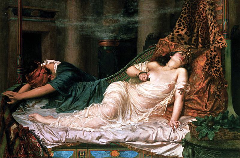 La mort de Cléopâtre - Arthur REGINALD | Domaine public