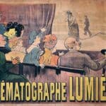 Affiche annonçant l'invention du cinéma des frères Lumière - Marcellin Auzolle 1896 I Domaine public