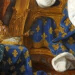 Extrait d'un portait de Louis XV vers l'âge de neuf ans en costume de sacre, pour mettre en avant la couleur bleu - Finoskov [Pseudo Wikipédia) | Creative Commons BY-SA 4.0