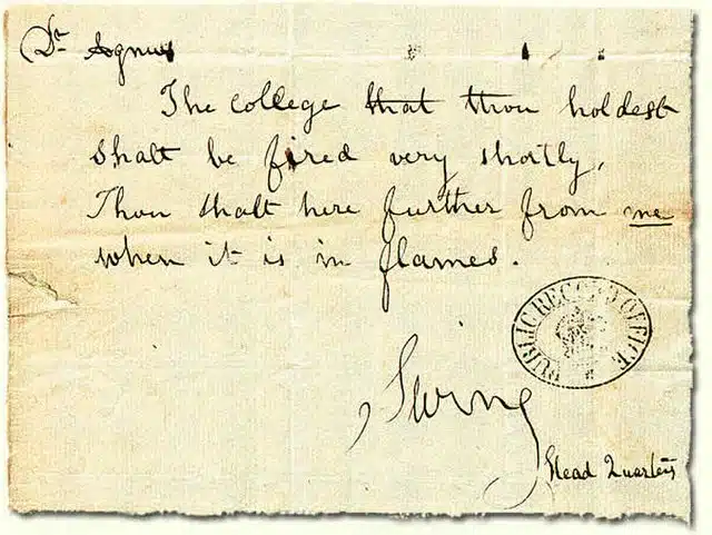 Lettre du Capitaine Swing – Unknown author | Domaine public