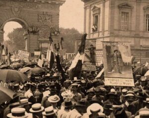 Manifestation des vignerons à Montpellier en 1907 – Auteur inconnu | Domaine pub