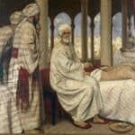 Albucasis (Al-Zahwari) infligeant une ampoule à un patient à l'hôpital de Cordoue, 1100 après J.-C - Auteur inconnu | Creative Commons BY 4.0