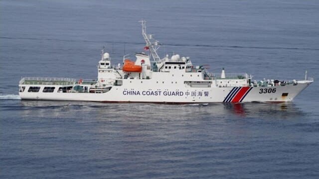Bateau des gardes côtes chinois | Indian Navy - Government Open Data License – India