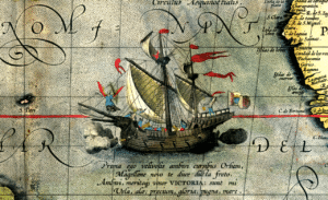 La Victoria sur une carte à la fin du XVIe siècle - Ortelius | Domaine public