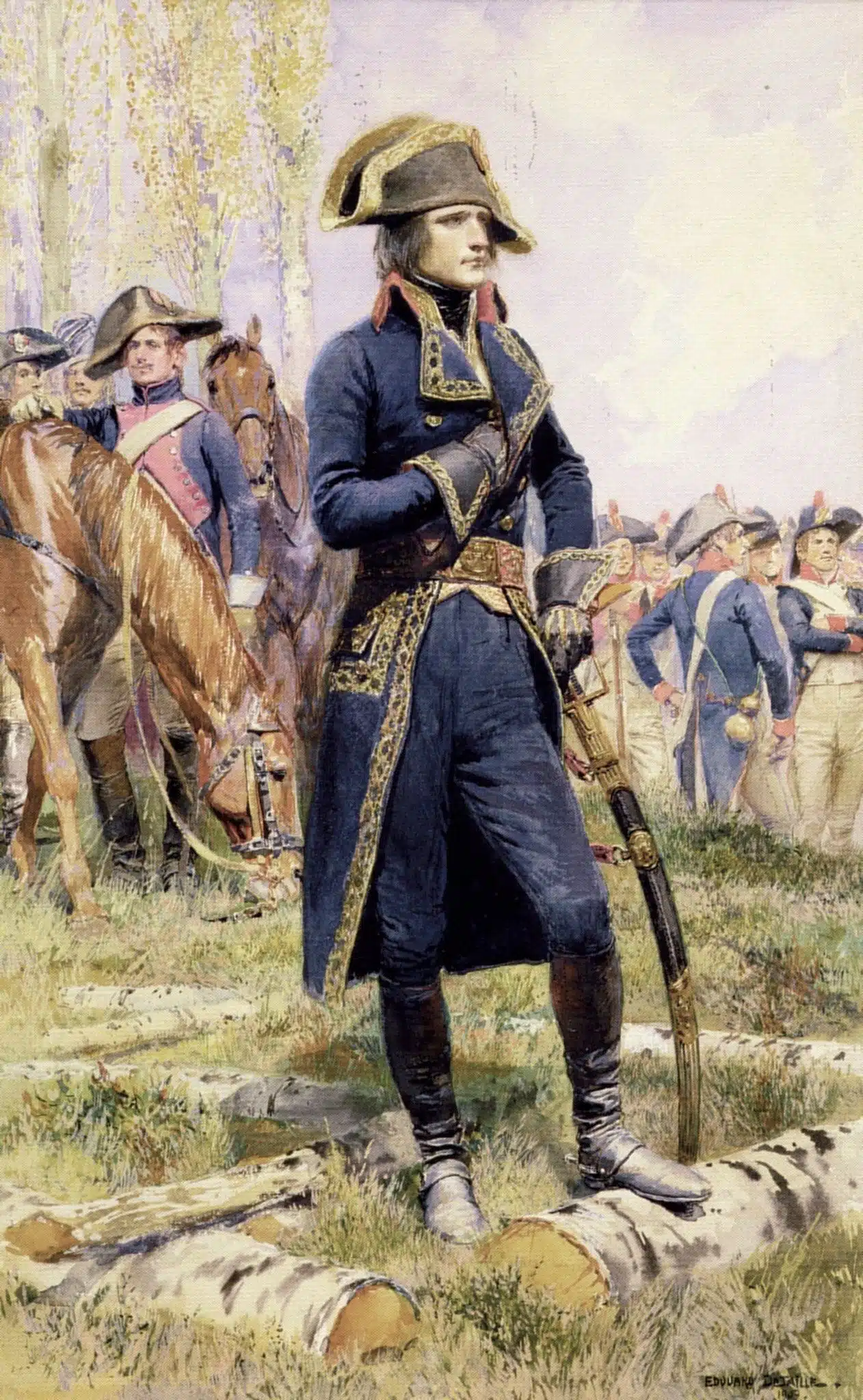 Le Général Bonaparte durant la Campagne d'Italie - Edouard Detaille I Domaine Public