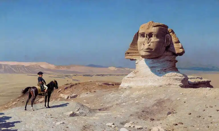 Bonaparte devant le Sphinx, 1886 - Jean-Léon Gérôme I Domaine Public