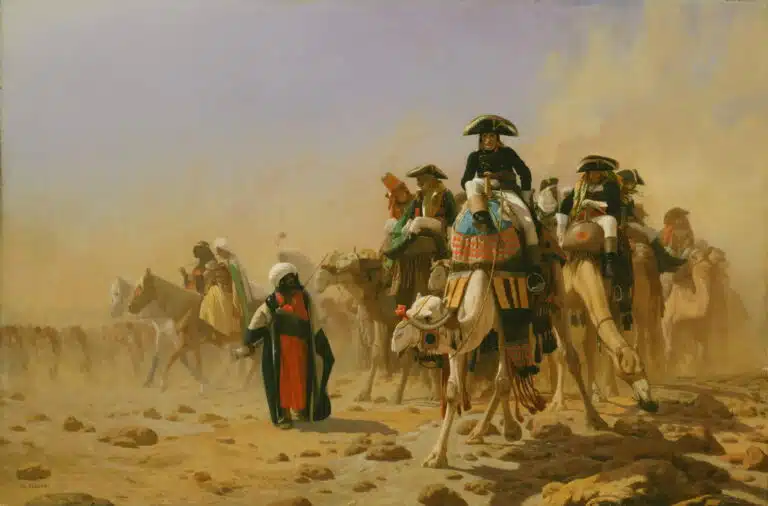 Napoleon et ses généraux en Egypte, Jean-Léon Gérôme-1867 I Domaine-Public