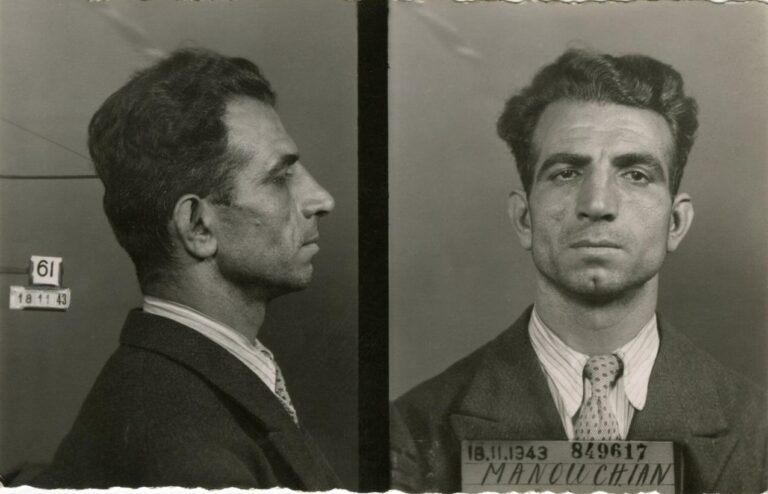Photographie d'identité judiciaire prise le 18 novembre 1943, deux jours après son arrestation - Photographe inconnu | Domaine public