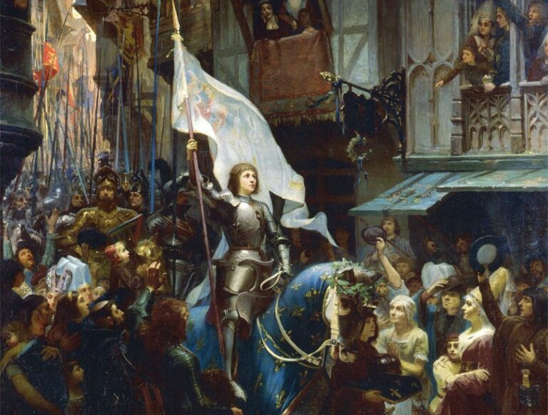 Jeanne d'Arc rentre dans Orléans -Jean-Jacques Scherrer | Domaine public