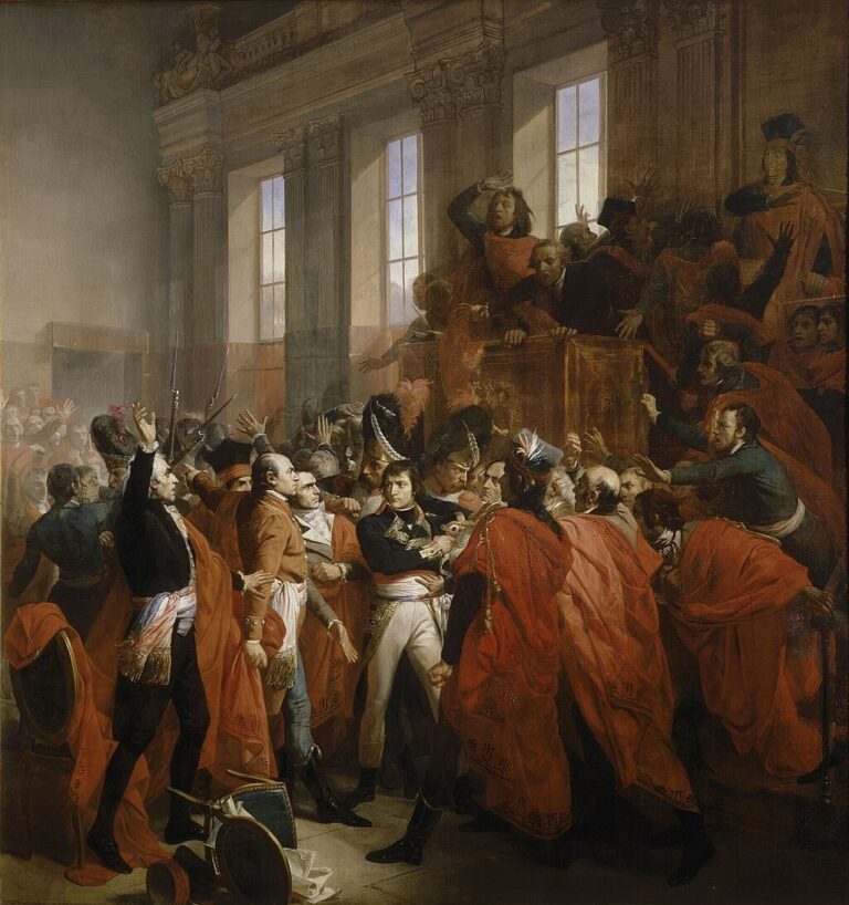 Le général Bonaparte au Conseil des Cinq-Cents, François Bouchot, 1840 I Domaine Public