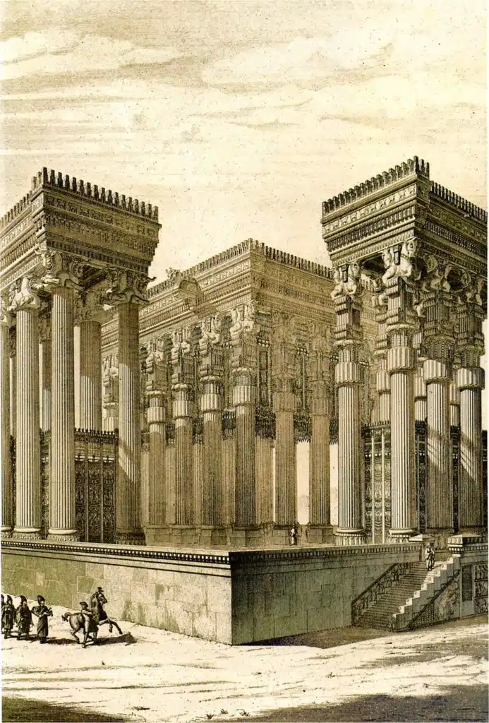 Reconstruction de l'Apadana -Charles Chipiez | Domaine public