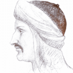 Ibn al-Muqaffi, le père de la prose arabe, représenté en 1917 - Khalil Gibran | Domaine public