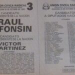 Bulletin du candidat Alfonsin - Belgrano [pseudo Wikipédia] | Domaine public
