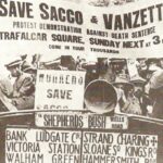 Manifestation de soutien à Sacco et Vanzetti, lors du procès de 1920 - Auteur inconnue | Domaine public